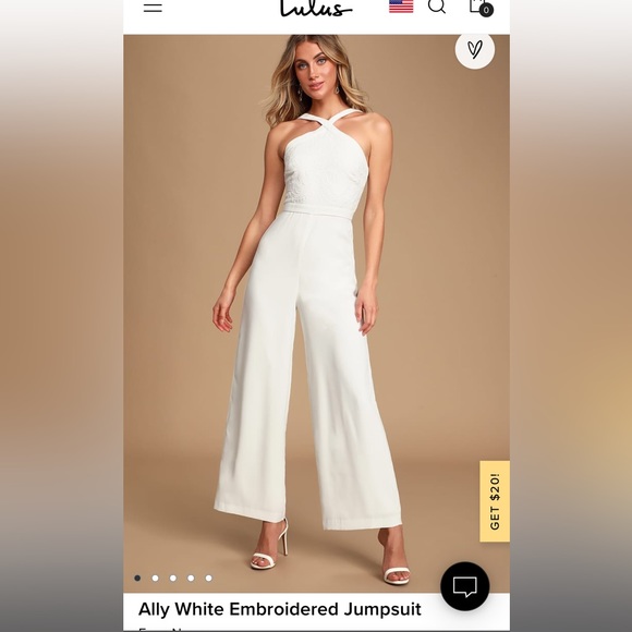 White jumpsuit - Picture 1 of 5